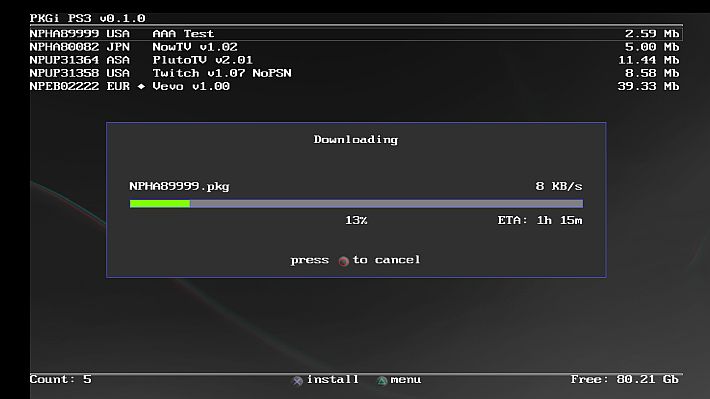 Scena Ps3 Rilasciato Pkgi Ps3 V0 0 1 Beta Biteyourconsole