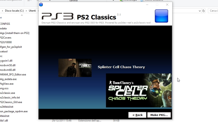 PS3 - PS2 Classics GUI