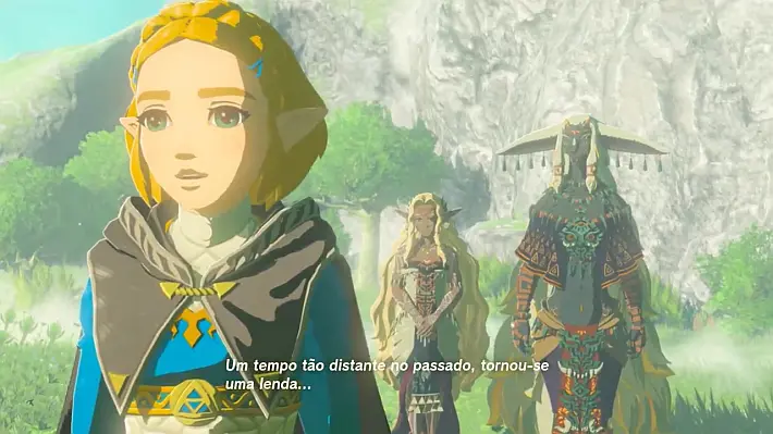 The Legend of Zelda: Tears of the Kingdom traduzido para o português usando inteligência artificial