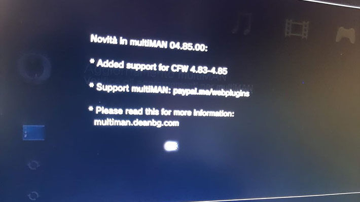 MultiMAN v04.80.00 by DeanK Released for PS3 4.80 Custom Firmware